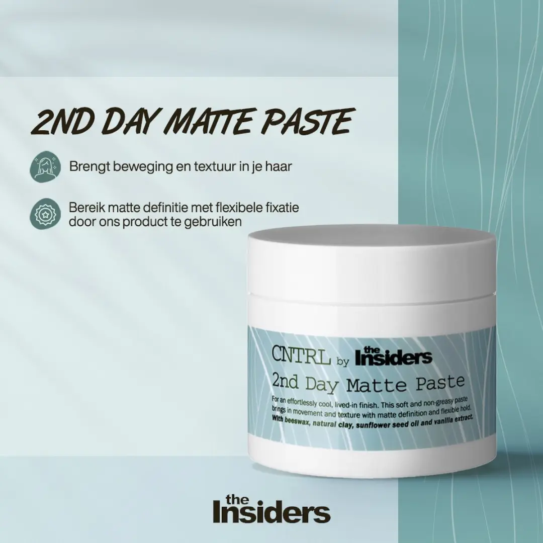 The Insiders CNTRL 2nd Day Matte Paste 100ml