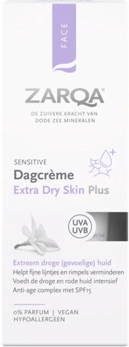 Zarqa Dagcrème Extra Dry Skin Plus SPF15