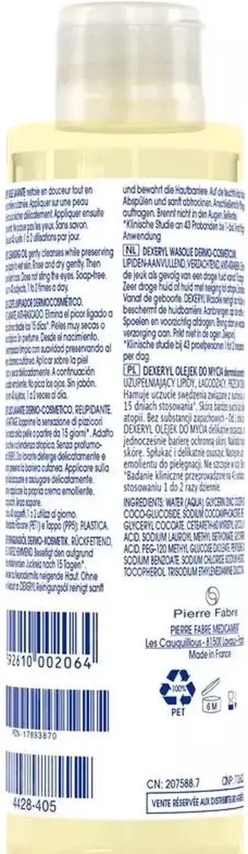 Dexeryl Wasolie 200ml