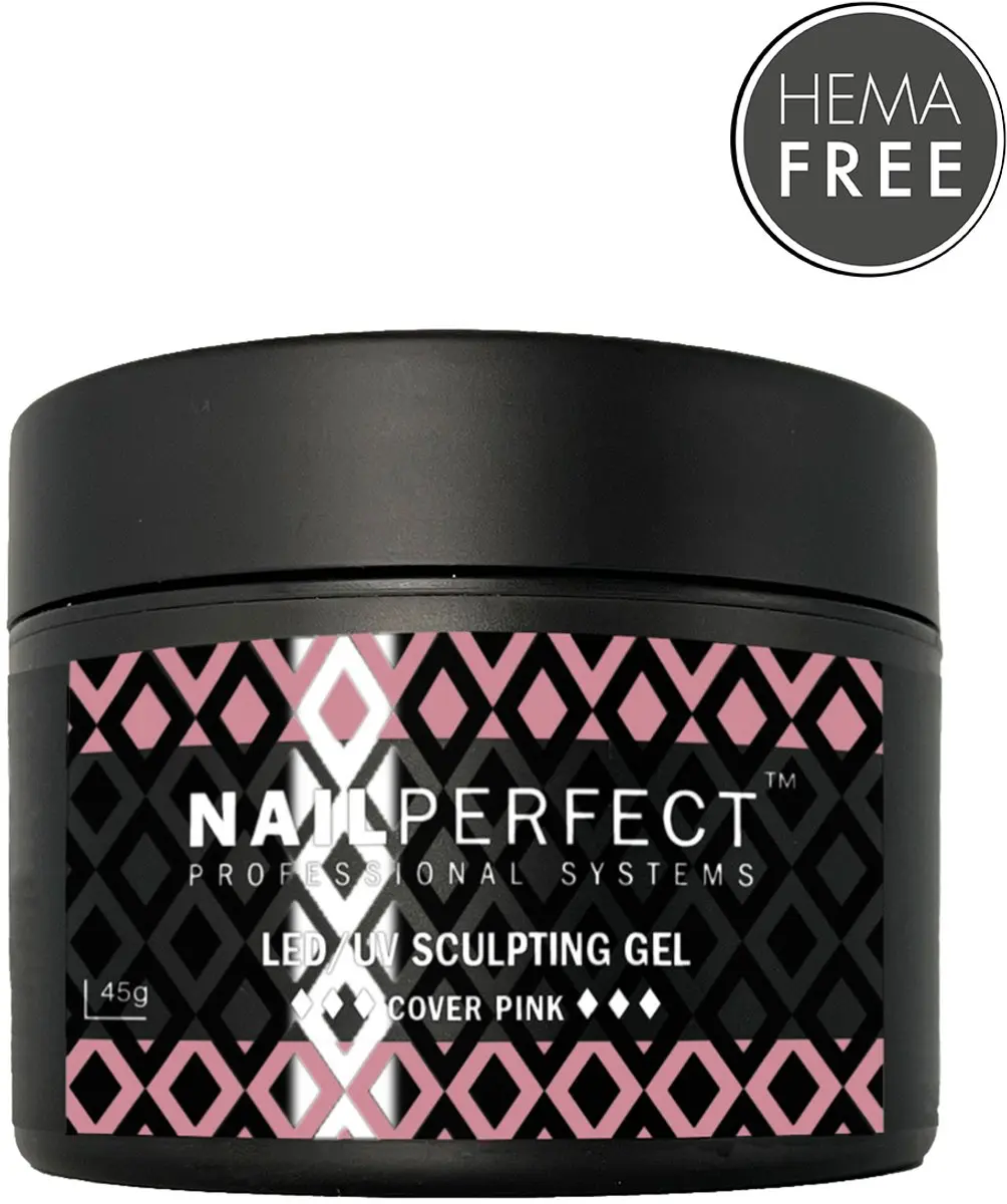 NailPerfect LED/UV Sculpting Gel Cover Pink 45g