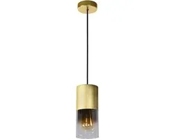 Lucide ZINO Hanglamp Ø10cm E27 Mat Goud/Messing
