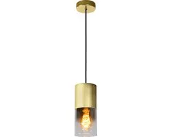 Lucide ZINO Hanglamp Ø10cm E27 Mat Goud/Messing