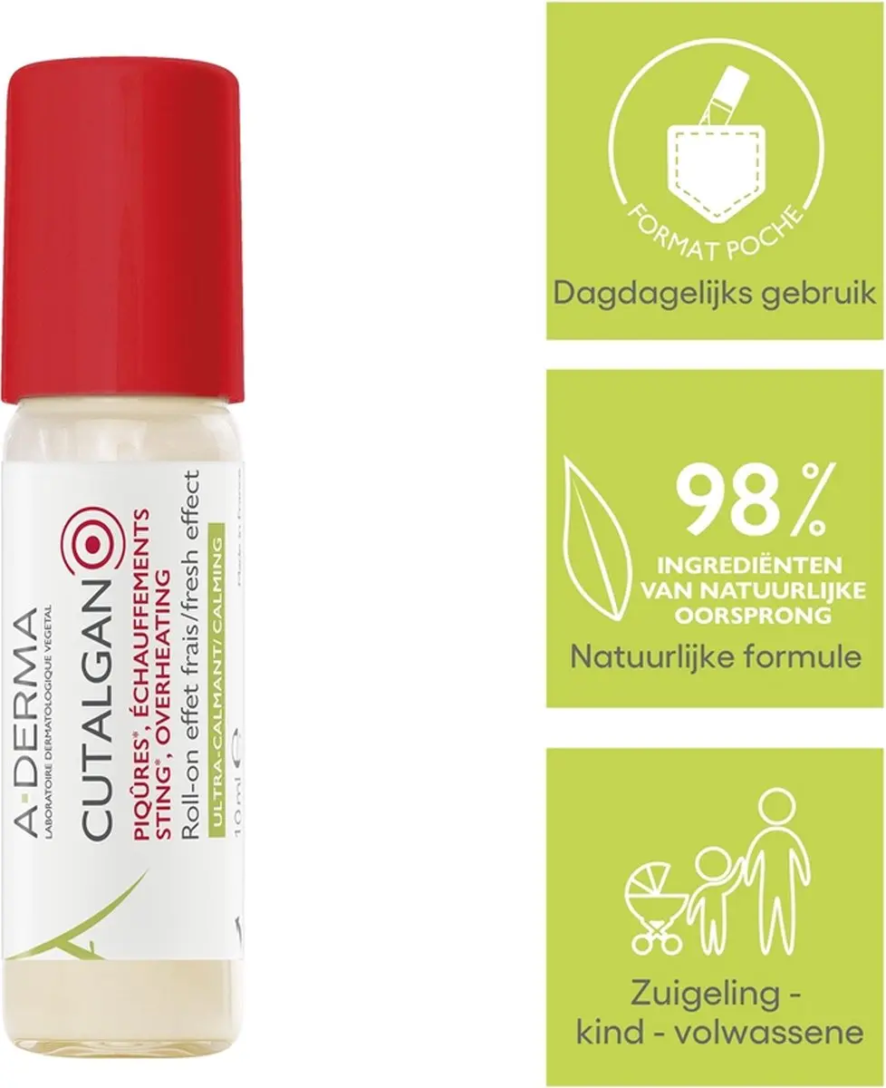 A-Derma Cutalgan Pocket Roll-On 10ml