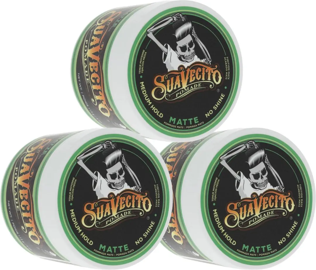 Suavecito Matte Pomade 113g - 3 Stuks