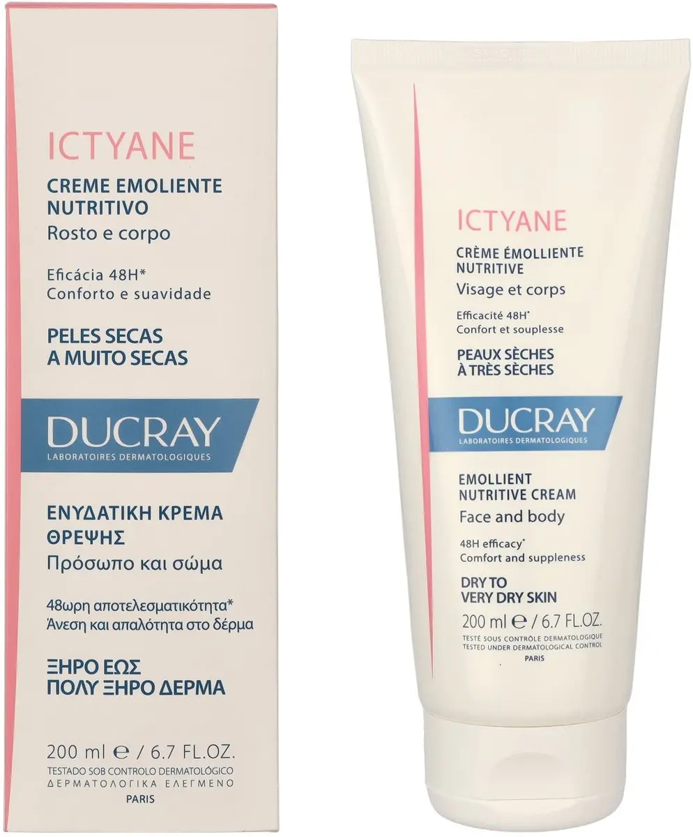 Ducray Ictyane Crème Emoliente Nutritiva 200ml