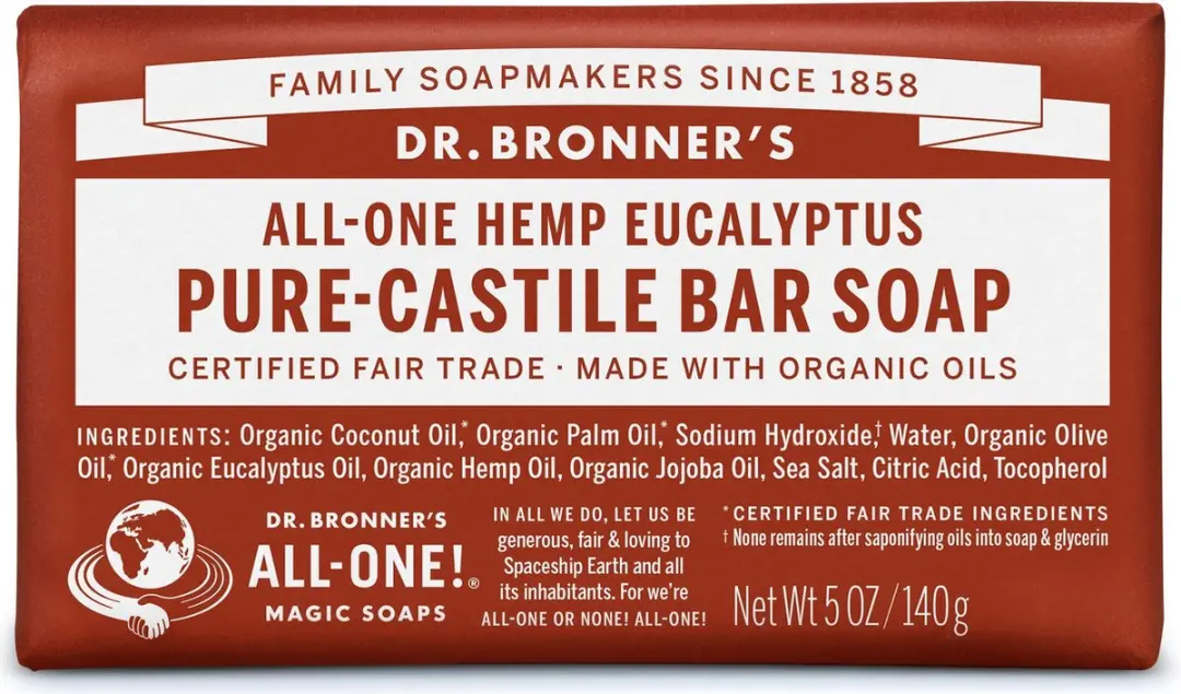 Dr. Bronner's Eucalyptus Zeep 140g