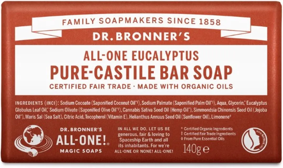 Dr. Bronner's Eucalyptus Zeep 140g