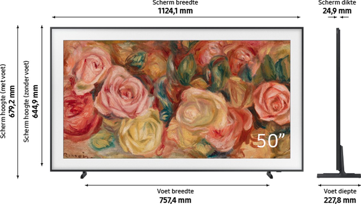 Samsung The Frame QE50LS03D - 50 inch - 4K QLED - 2024