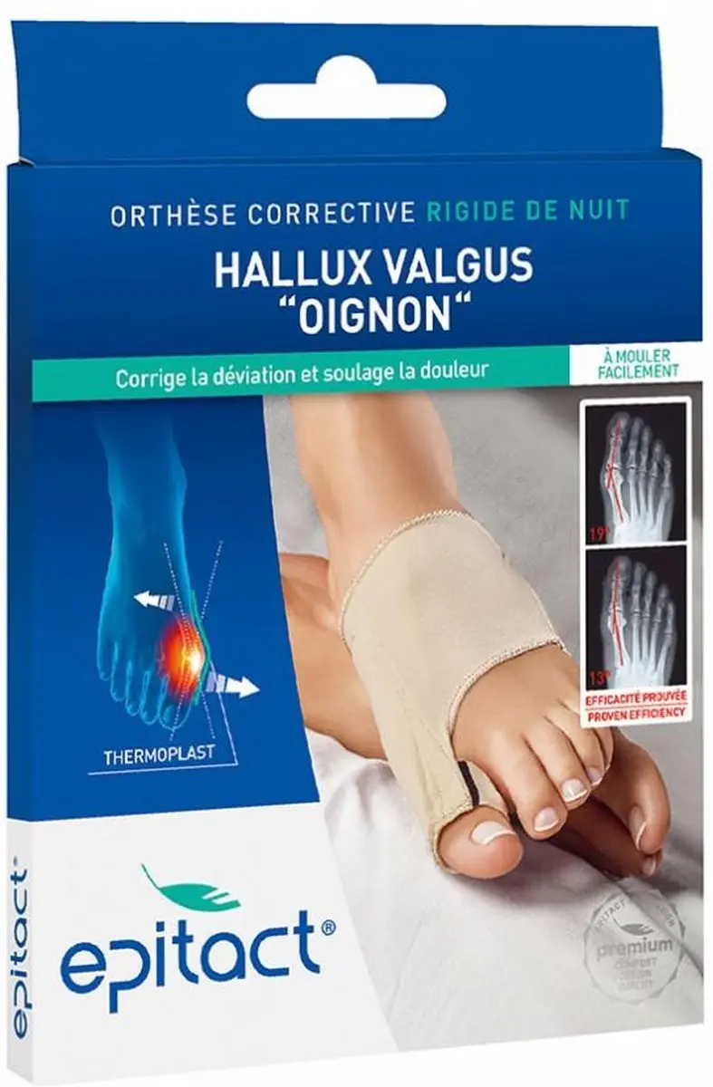 Epitact Hallux Valgus Nachtbeugel Maat 36/38 - Beige