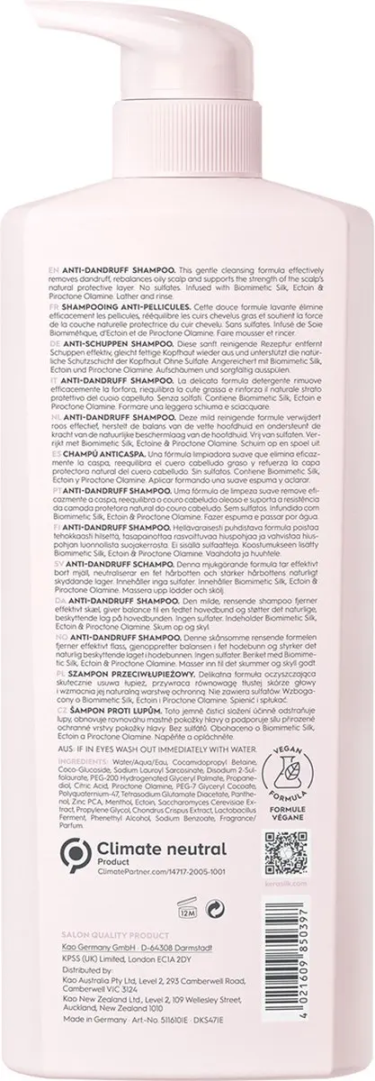Kerasilk Anti-Dandruff Shampoo 750ml