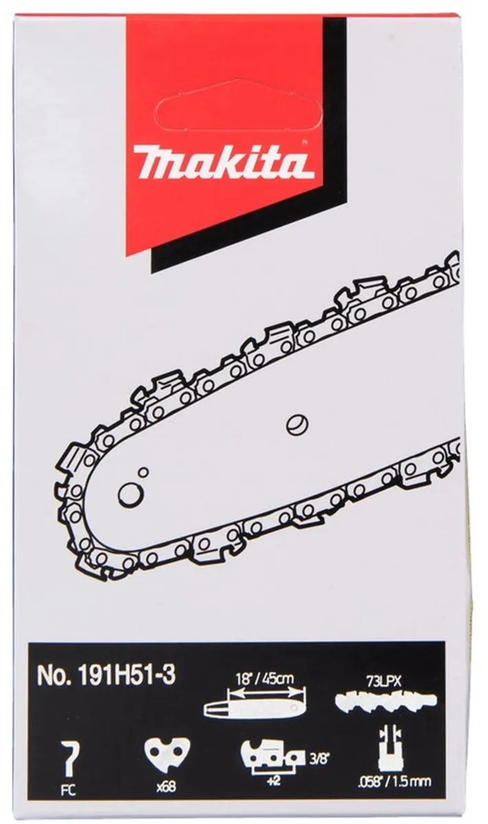 Makita 191H51-3 Zaagketting 45cm 1,5mm 3/8"