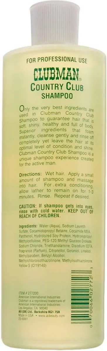 Clubman Country Club Shampoo 473ml