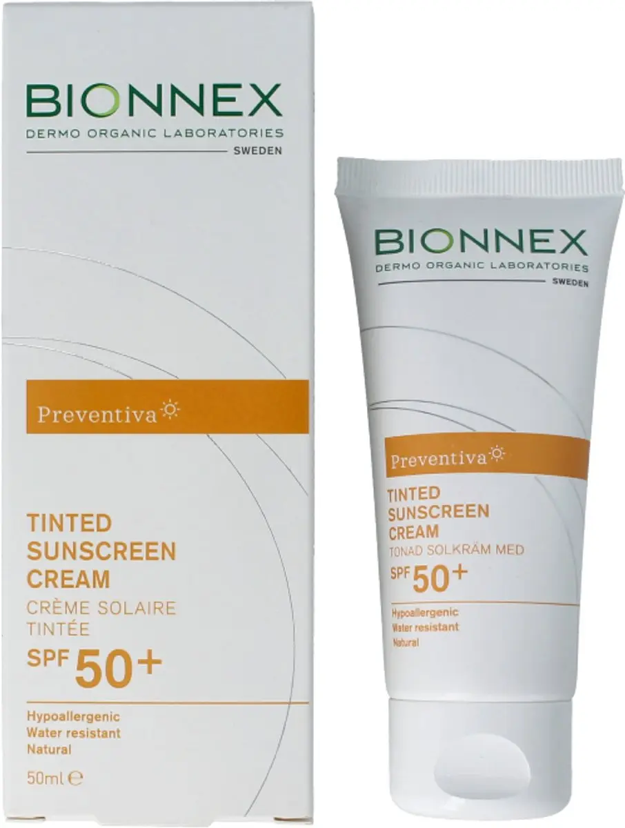 Bionnex Preventiva Getinte Zonnebrandcrème SPF 50+ 50ml