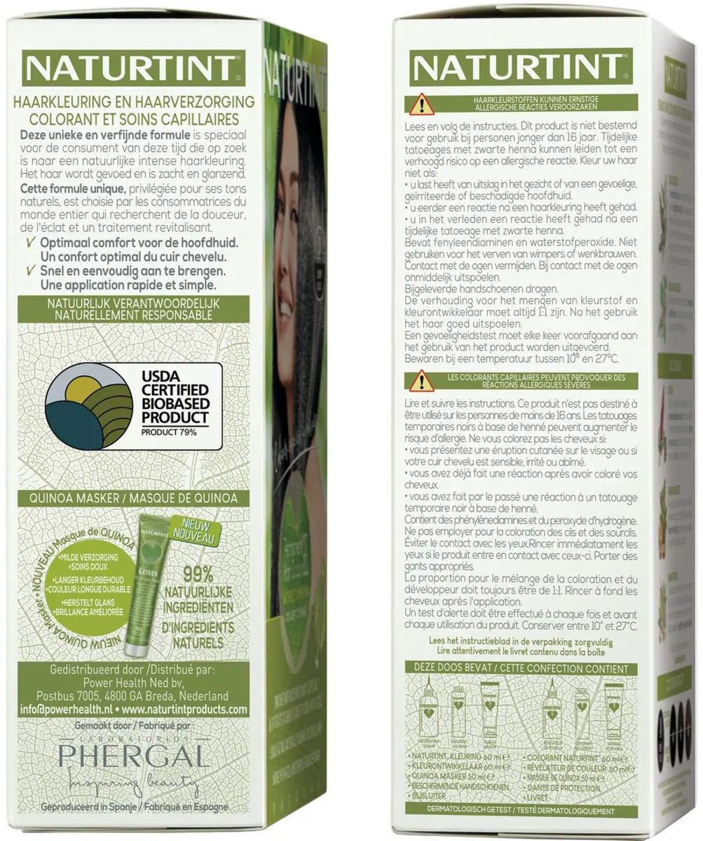Naturtint Levendig Hazelnoot Haarkleur 170ml - Permanent - Vegan