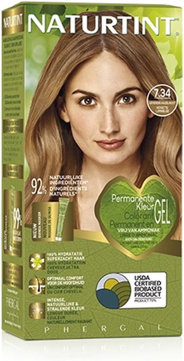 Naturtint Levendig Hazelnoot Haarkleur 170ml - Permanent - Vegan