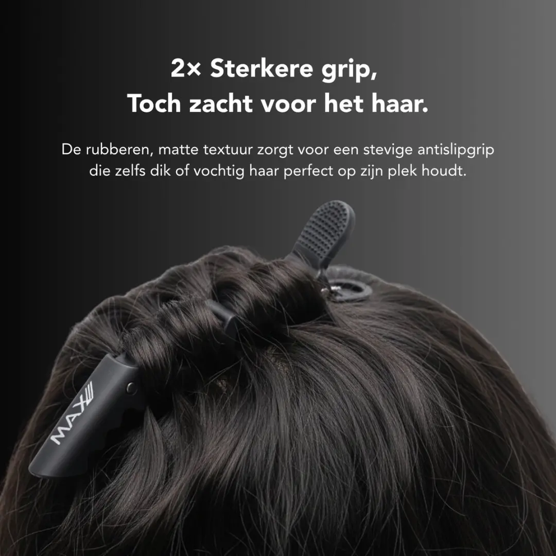 Max Pro x MOHI Grip Clips - 4 Stuks - Zwart