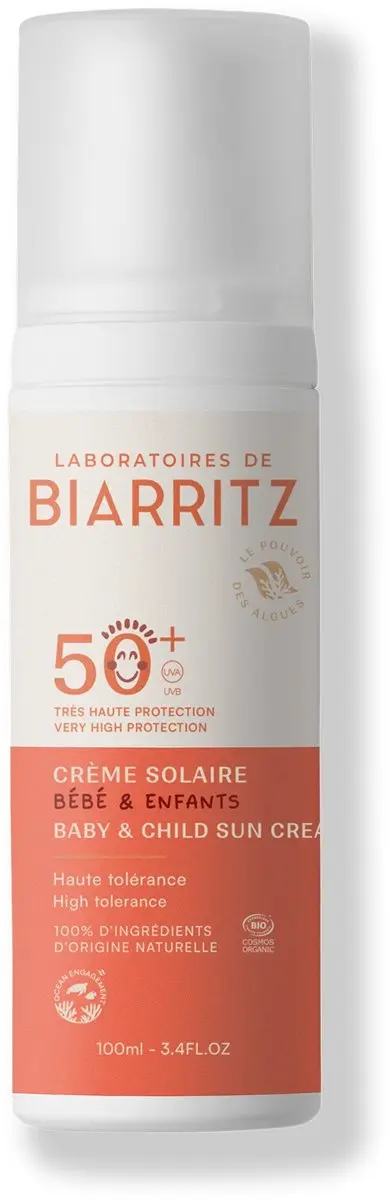 Laboratoires de Biarritz Alga Maris Zonnebrandcrème Baby & Kind SPF50+ 100ml