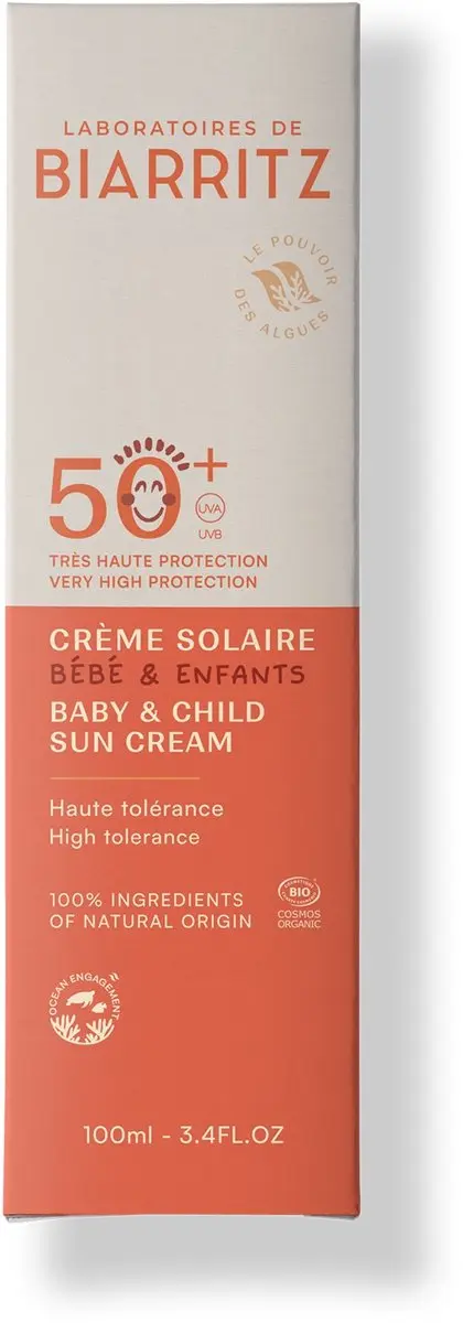 Laboratoires de Biarritz Alga Maris Zonnebrandcrème Baby & Kind SPF50+ 100ml