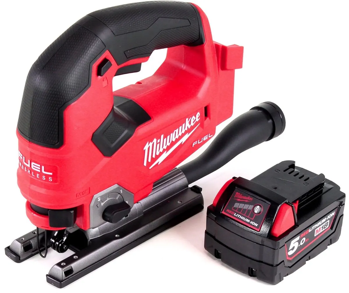Milwaukee M18 FJS-501 Decoupeerzaag - 3500 min⁻¹ - 18V + 5,0Ah Accu