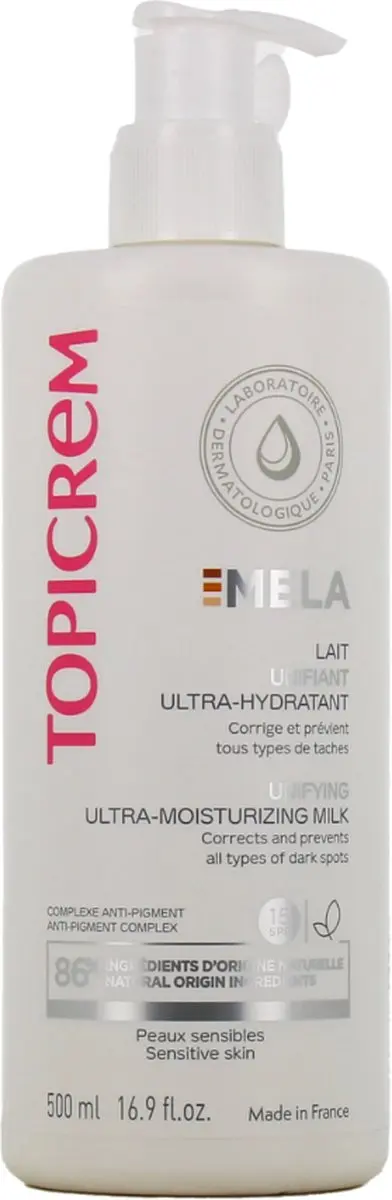 Topicrem Mela Anti-vlek Lichaamsmelk 500ml