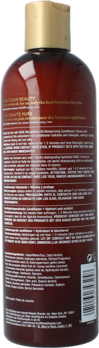 Hask Macadamia Oil Conditioner 355ml