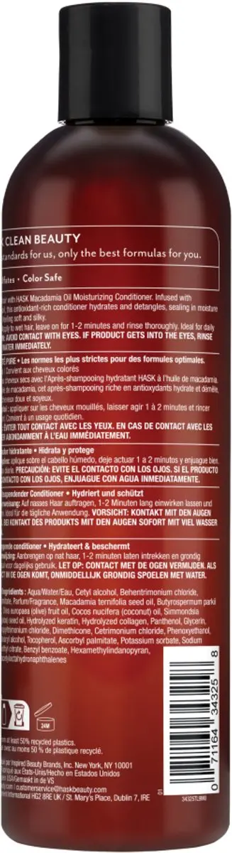 Hask Macadamia Oil Conditioner 355ml