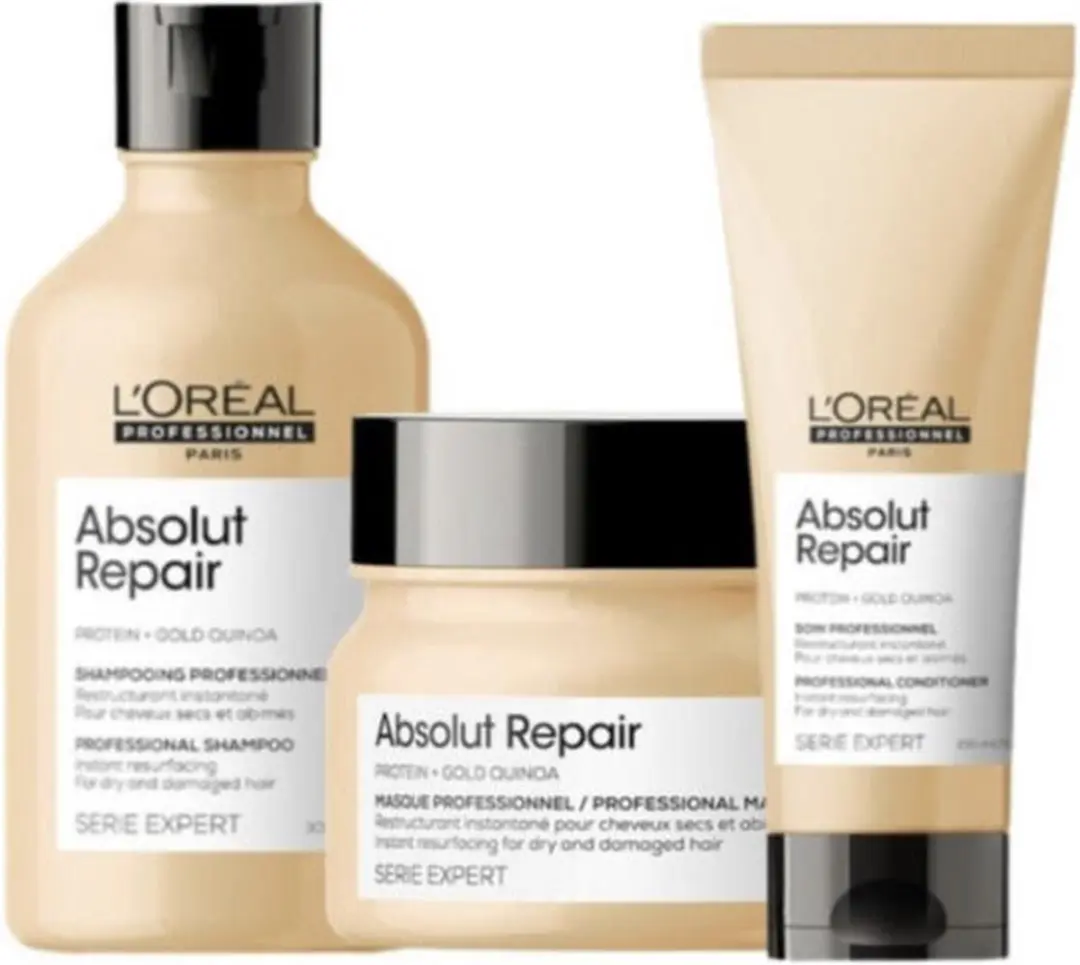 L'Oréal Paris Absolut Repair Shampoo Conditioner Masker