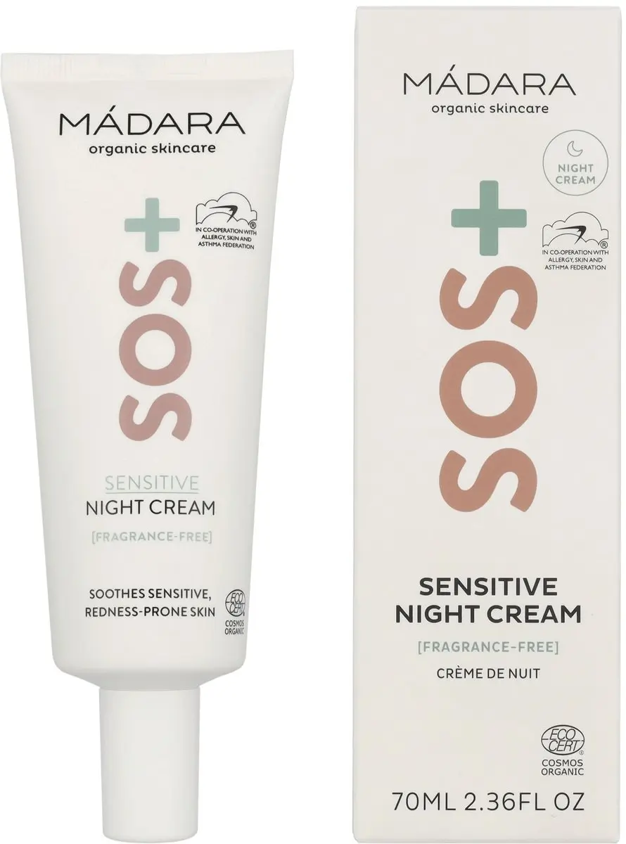 MÁDARA SOS+ Sensitive Night Cream 70ml