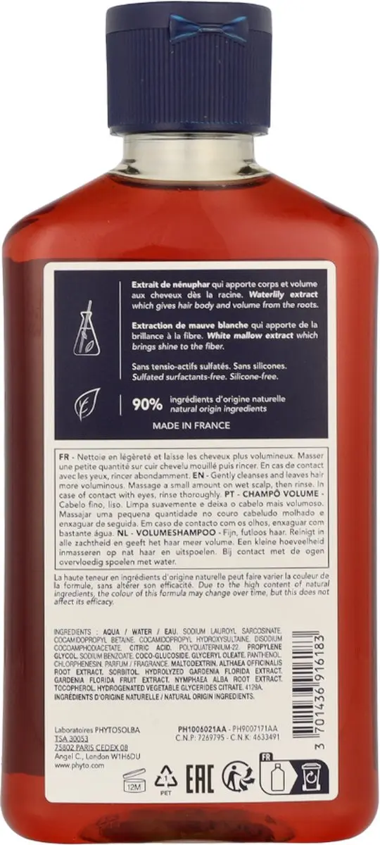 Phyto Volumegevende Shampoo 250ml