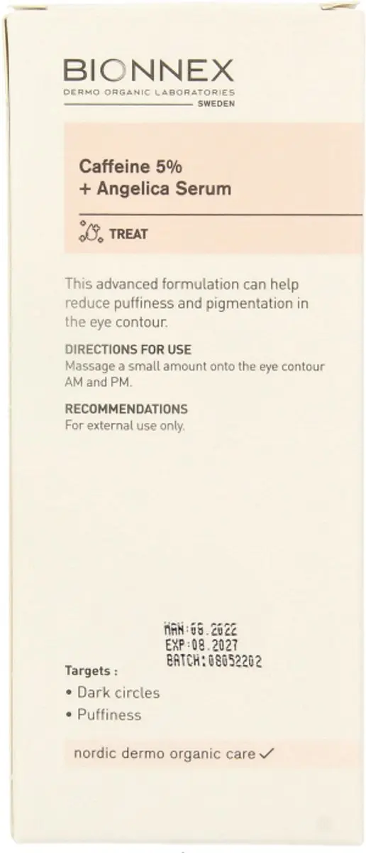 Bionnex The Nordea Caffeine 5% Serum 30ml
