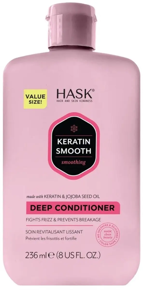 Hask Keratin Smoothing Deep Conditioner 236ml
