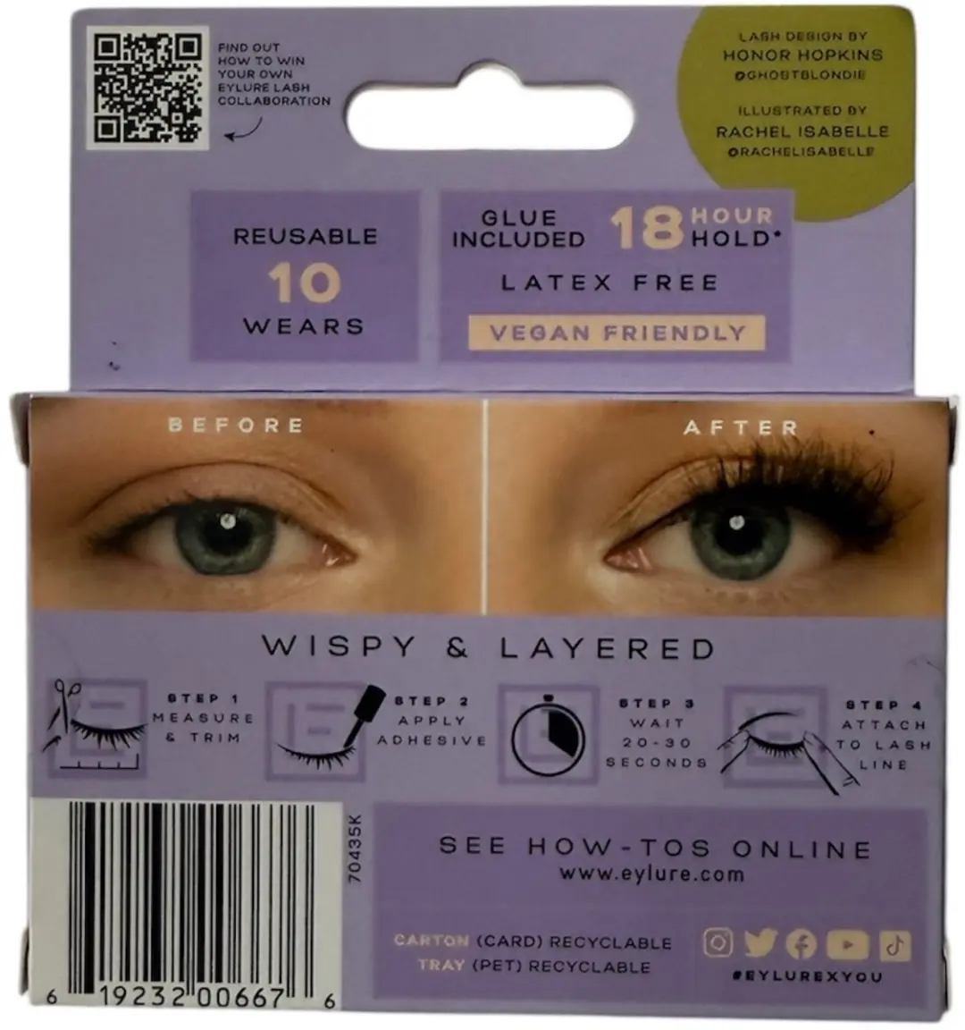 Eylure Honor Harper Lily Cat Eye Wimpers - 3 Stuks