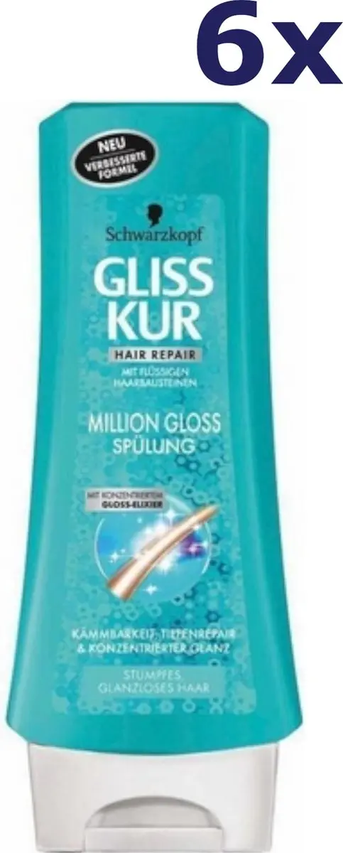 Gliss Kur Conditioner Million Gloss 1200ml