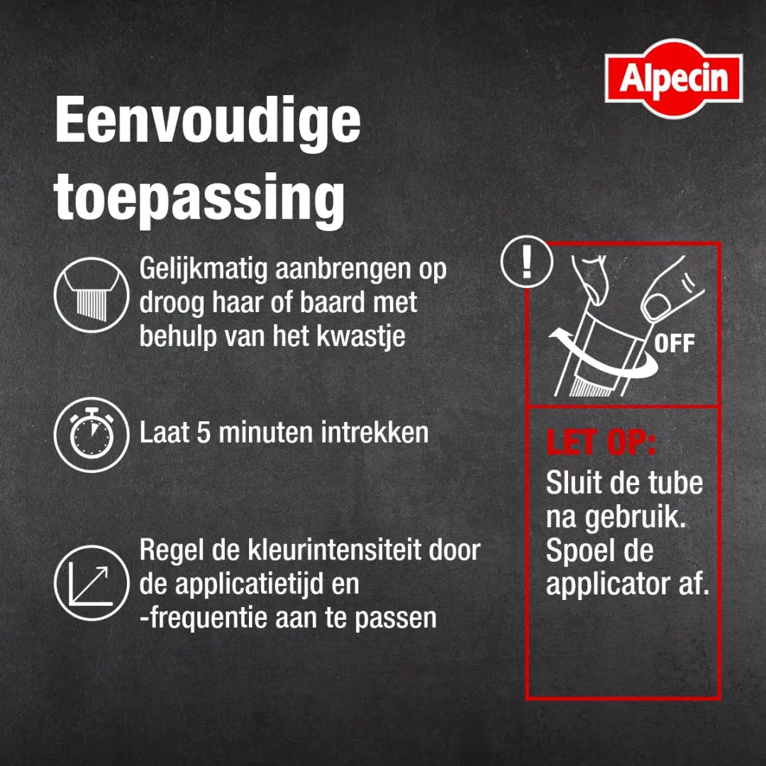 Alpecin Grey Attack Beard & Temples Kleur Booster 250ml - 2 Stuks