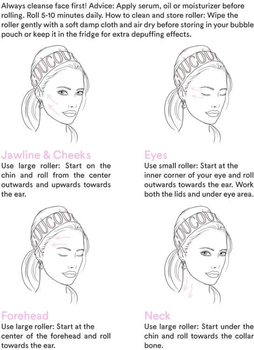The Coucou Club Rose Quartz Roller