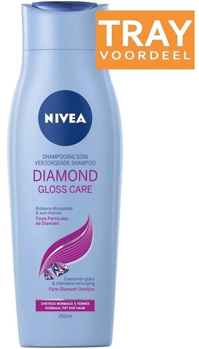 NIVEA Diamond Gloss Care Shampoo 12x250ml