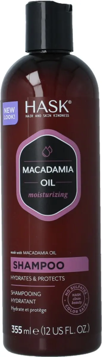 Hask Macadamia Oil Shampoo 355ml