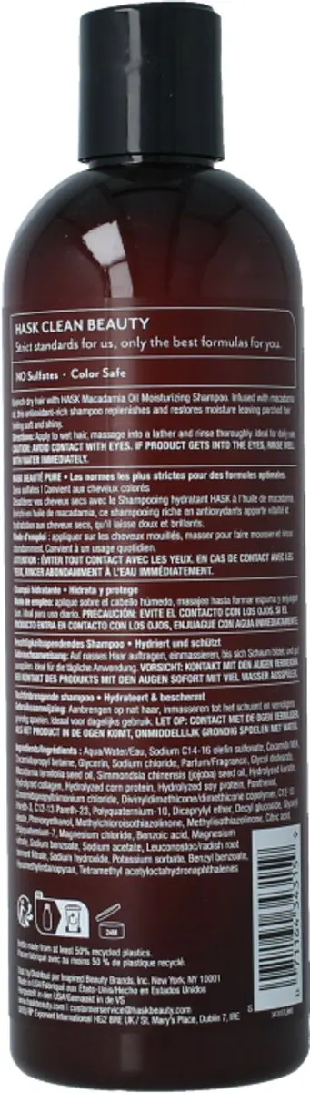 Hask Macadamia Oil Shampoo 355ml