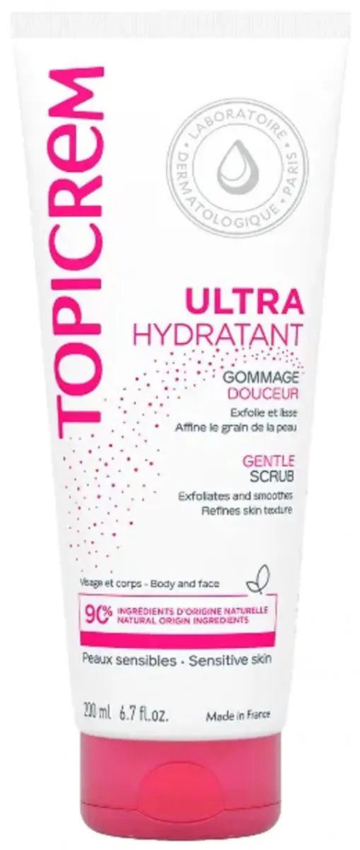 Topicrem Gentle Scrub Gevoelige Huid 200ml