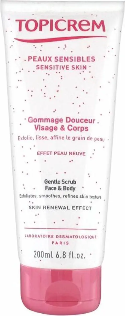Topicrem Gentle Scrub Gevoelige Huid 200ml