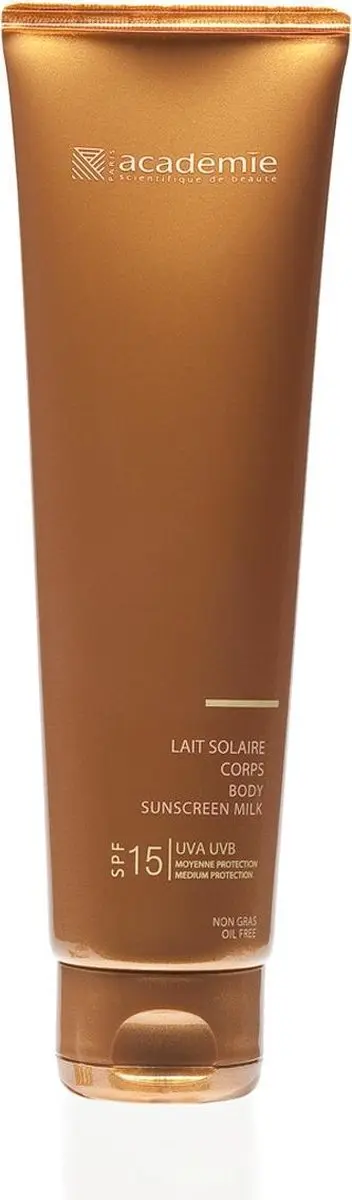 Academie Lait Solaire Body Sunscreen Milk SPF15 - 150ml - Medium