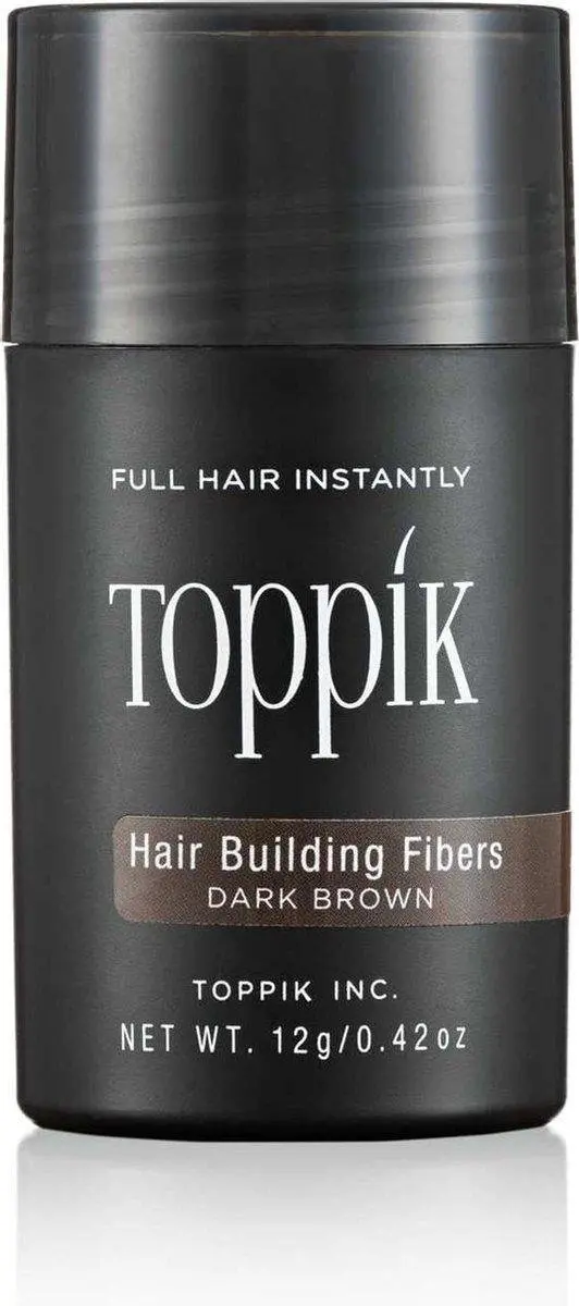 Toppik Haarpowder Volumepoeder Donkerbruin 100ml