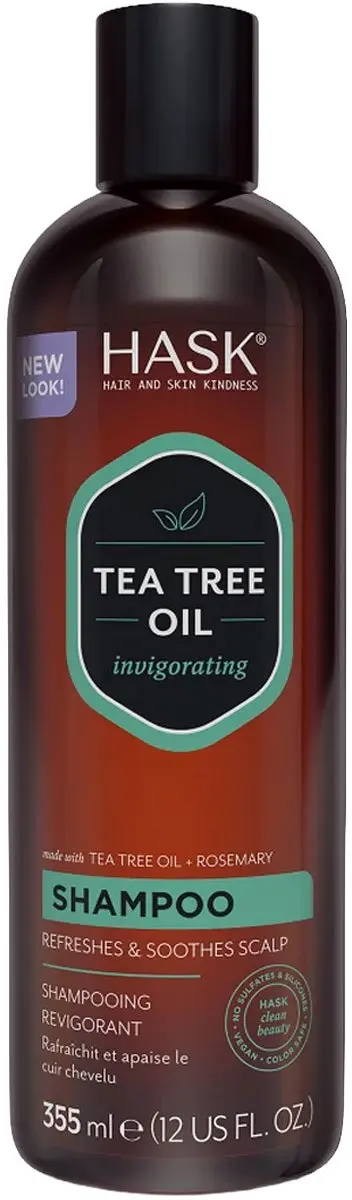 Hask Shampoo Tea Tree Oil & Rosemary 355ml