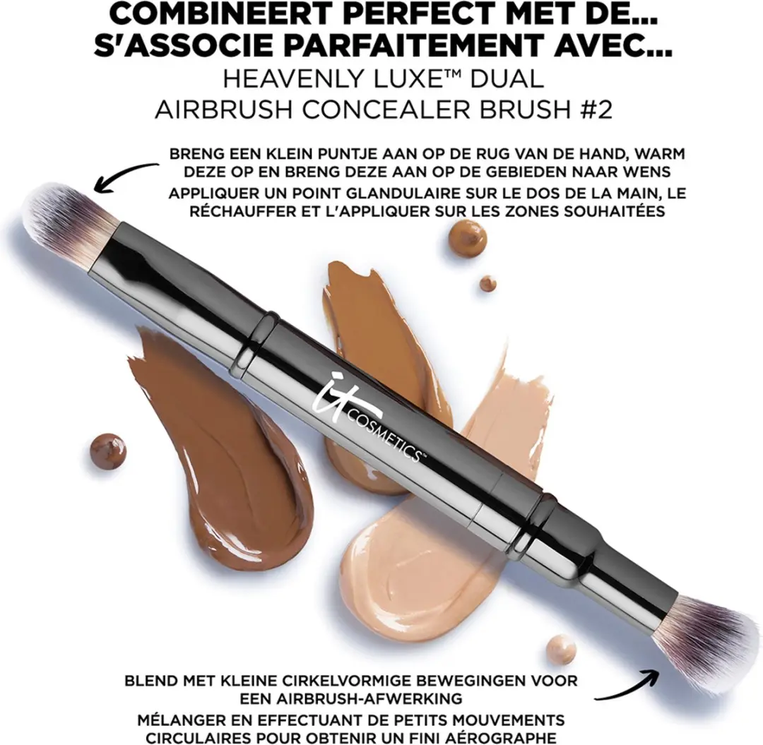 IT Cosmetics Heavenly Luxe Dual Airbrush Concealer Brush