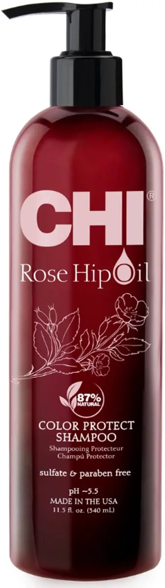 Chi Natural Life Rose Hip Oil Shampoo 340ml