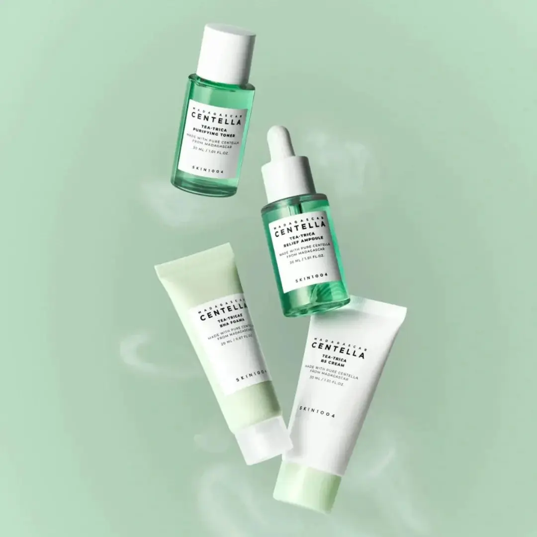 Skin1004 Madagascar Centella Tea-Trica Travel Kit - 4 Stuks