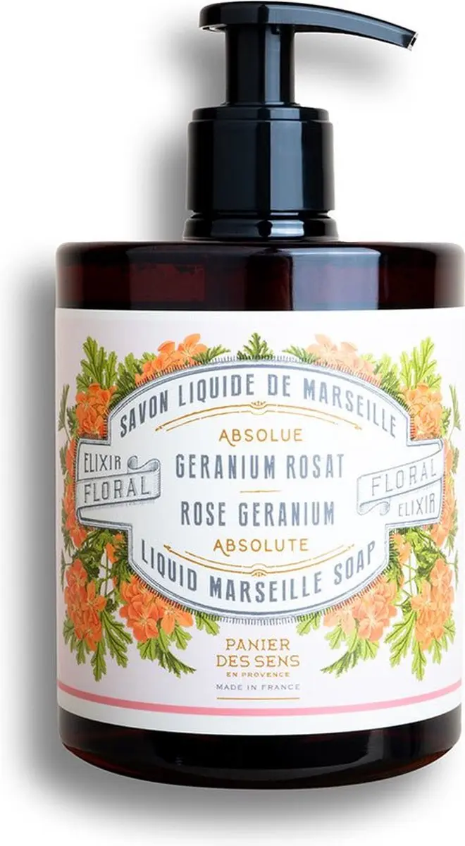 Panier des Sens Rozengeranium Vloeibare Handzeep 500ml