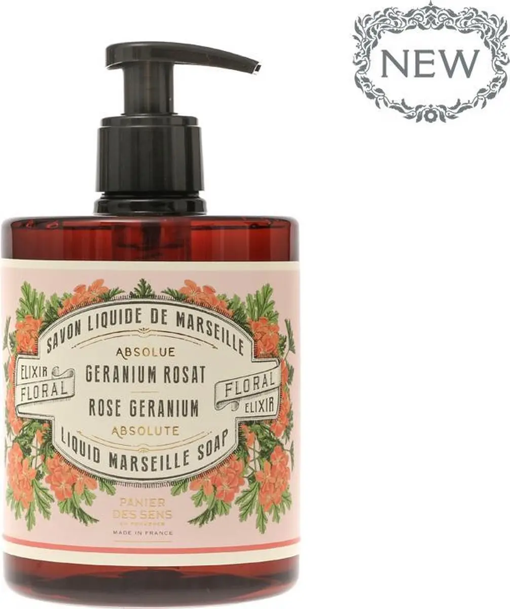 Panier des Sens Rozengeranium Vloeibare Handzeep 500ml