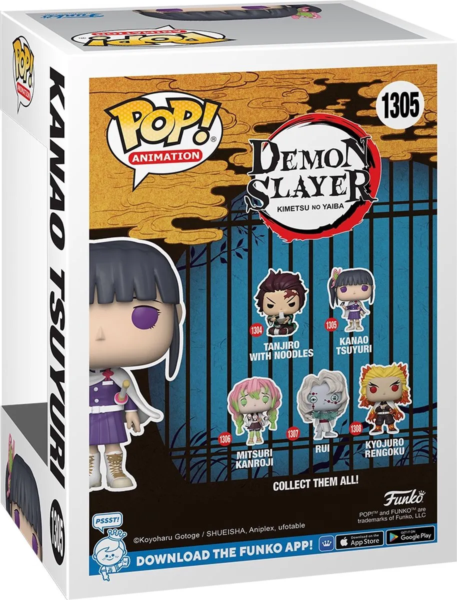Funko Demon Slayer POP! Kanao Tsuyuri - 57343 - 9cm - Multicolor