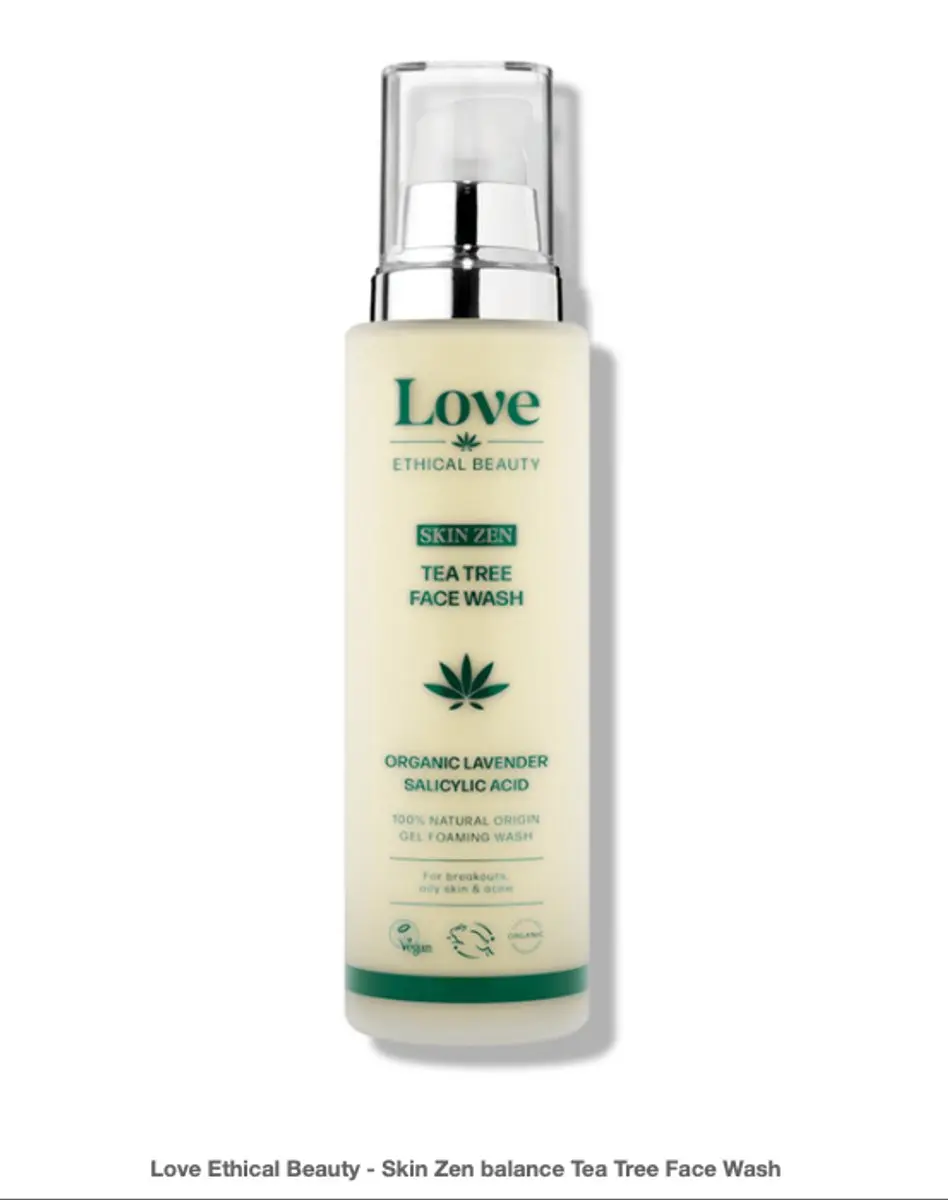 Love Ethical Beauty Skin Zen Balance Tea Tree Face Wash 100ml